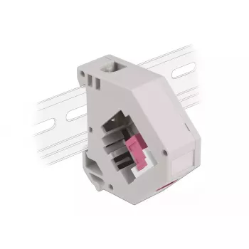 Delock 87182 DIN-rail Keystone-module SC Simplex-adapter, violet