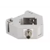 DeLOCK DIN-railadapter ST simplex bus naar ST simplex bus grijs