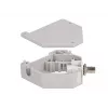 DeLOCK DIN-railadapter ST simplex bus naar ST simplex bus grijs