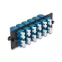 DeLOCK glasvezel adapterpaneel LC duplex UPC 12 poort blauw