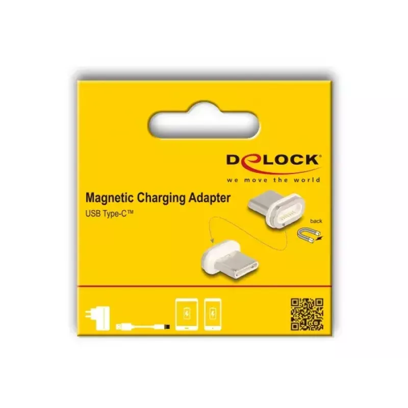 DeLOCK 66588 kabel-gender-changer magneet USB-C goud wit
