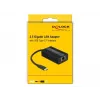 DeLOCK 65990 USB Type-C naar 2,5 Gigabit LAN-adapter, zwart
