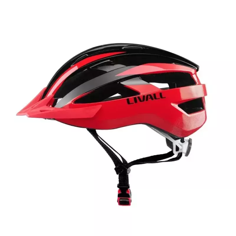 Livall MT1 Neo MTB Bluetooth-fietshelm, 58-62 cm, LED/SOS/Intercom, rood (MT1NEO-L-RED)