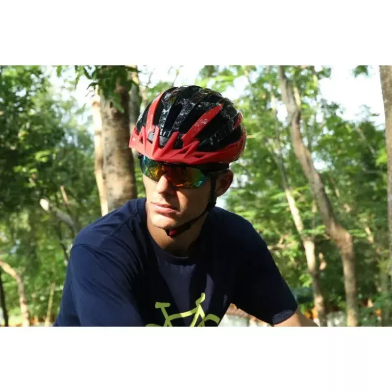 Livall MT1 Neo MTB Bluetooth-fietshelm, 58-62 cm, LED/SOS/Intercom, rood (MT1NEO-L-RED)