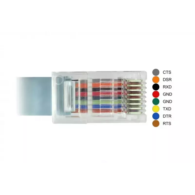 Seriële kabel DeLOCK 89893 USB 2.0 Type-C naar RJ45 grijs 1 m