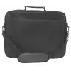 Manhattan Empire laptoptas 17,3 inch, clamshell-ontwerp, accessoirevak, schouderband (afneembaar), notebooktas, zwart, drie jaar garantie