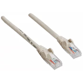 Intellinet netwerk-patchkabel, Cat6, 20 m, grijs, CCA, U/UTP, PVC, RJ45, vergulde contacten, rastongbescherming, knikbescherming, levenslange garantie