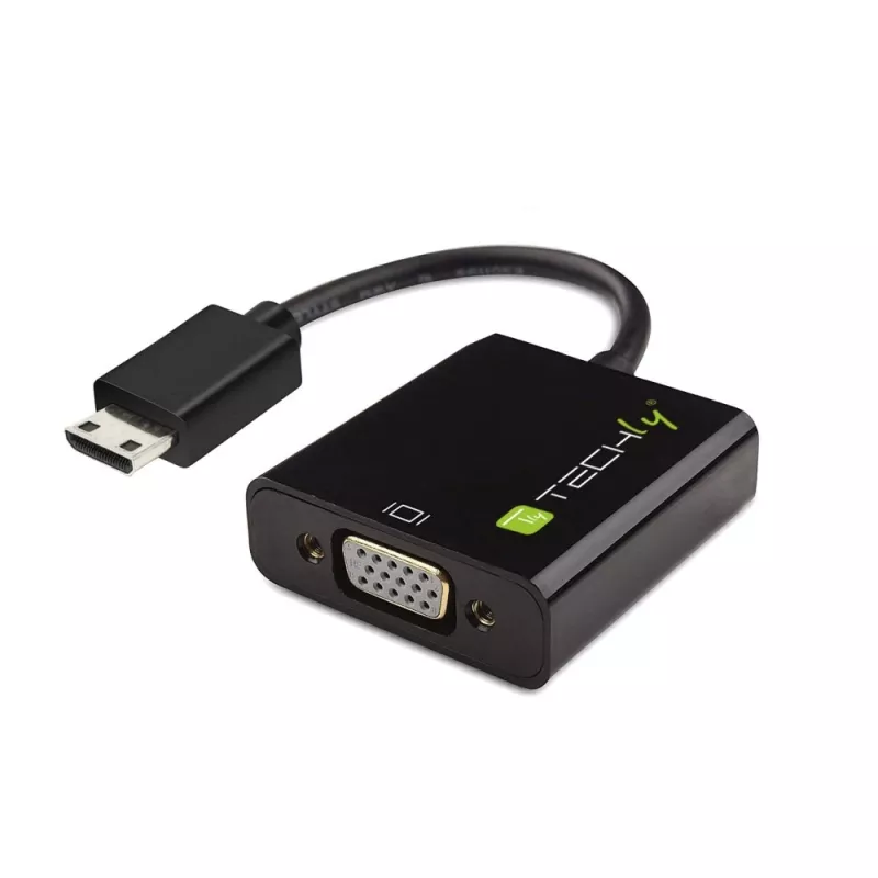 Techly IDATA HDMI-VGA4 adapter van Mini HDMI (Type C) naar VGA, male/female