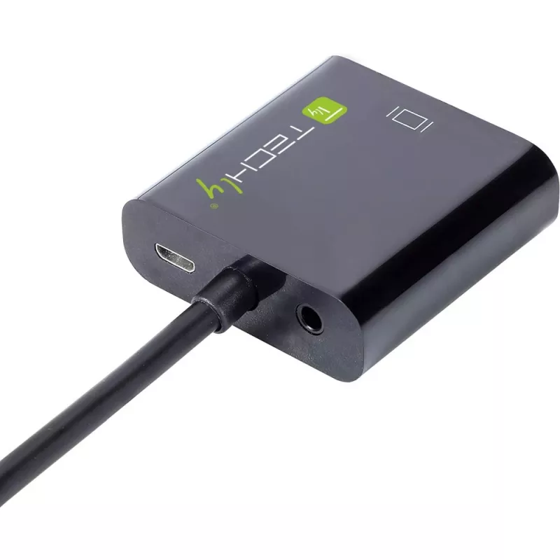 Techly IDATA HDMI-VGA4 adapter van Mini HDMI (Type C) naar VGA, male/female