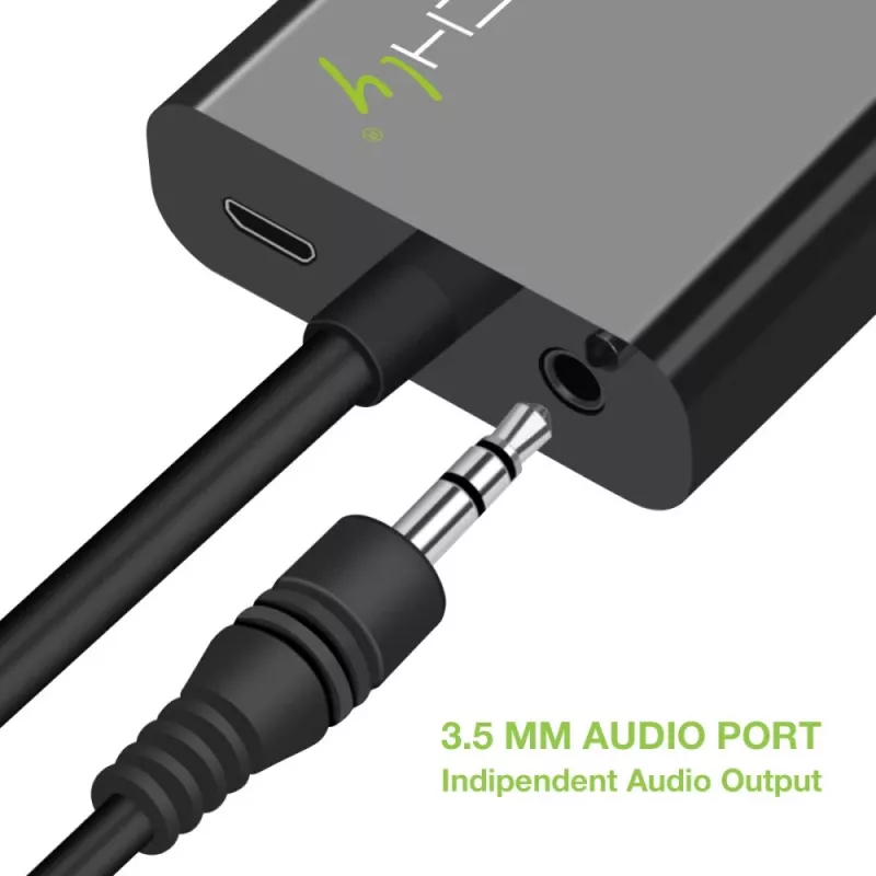 Techly IDATA HDMI-VGA4 adapter van Mini HDMI (Type C) naar VGA, male/female
