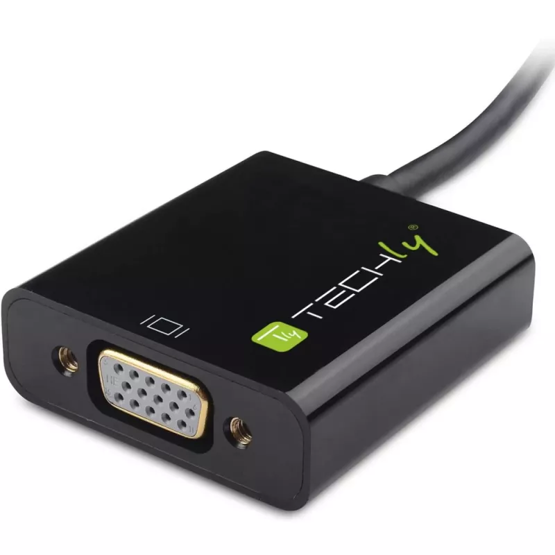 Techly IDATA HDMI-VGA4 adapter van Mini HDMI (Type C) naar VGA, male/female