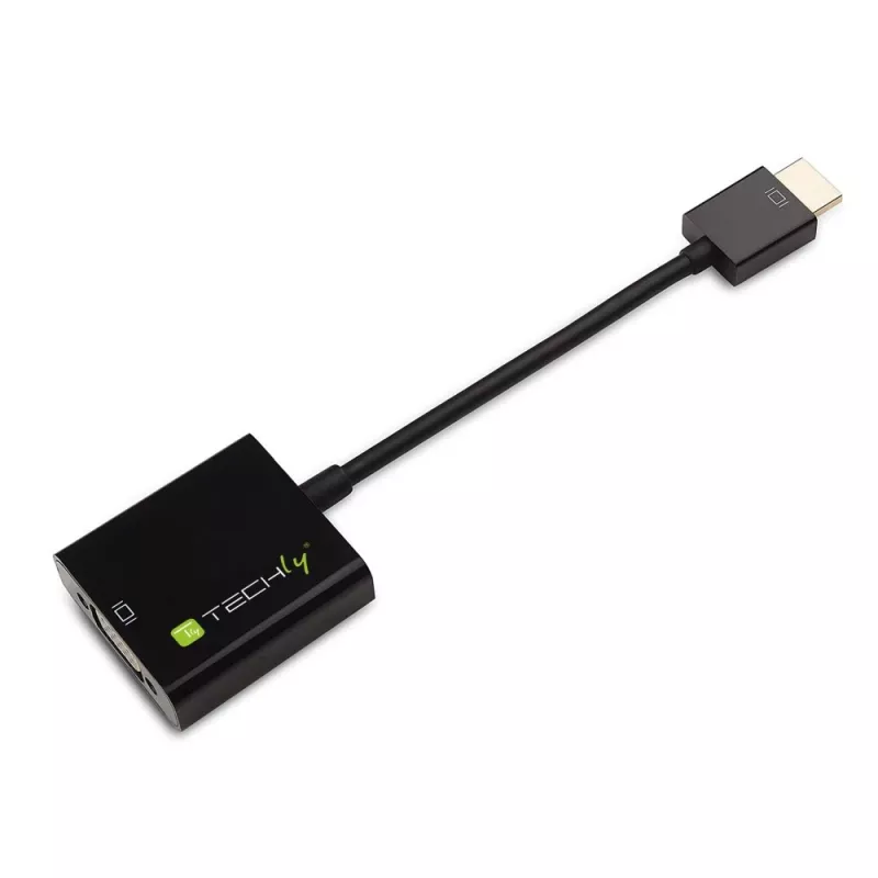 Techly IDATA HDMI-VGA4 adapter van Mini HDMI (Type C) naar VGA, male/female