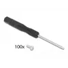 DeLOCK 66816 montageset voor glasvezeladapters (SC, LC, ST), 100 stuks