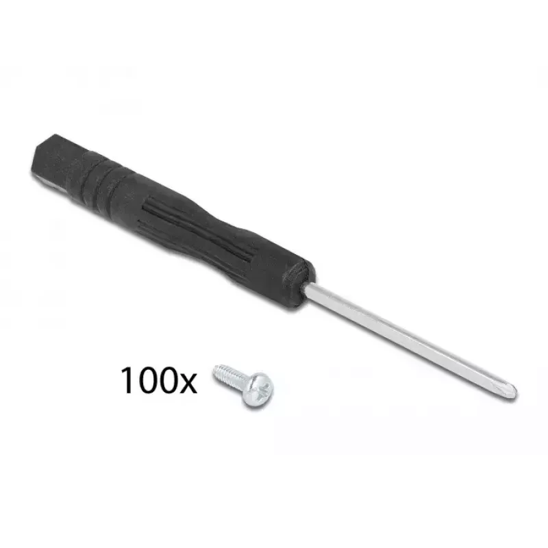 DeLOCK 66816 montageset voor glasvezeladapters (SC, LC, ST), 100 stuks