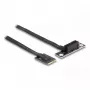 DeLOCK M.2 Key A+E naar PCIe x1 NVMe-adapter afgehoekt 20 cm kabel