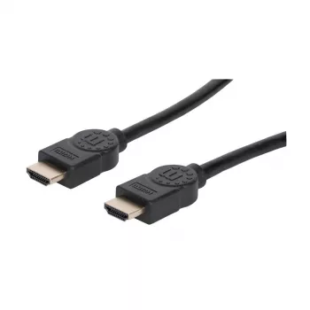 Manhattan HDMI 8K@60Hz kabel met Ethernet, 2 m, gecertificeerd, geschikt voor ALLE 8K, 4K & 1080p/HD-toepassingen – nu upgraden of klaar zijn wanneer je het nodig hebt, stekker naar stekker, zwart, 4K@120Hz, levenslange garantie, Ultra High Speed