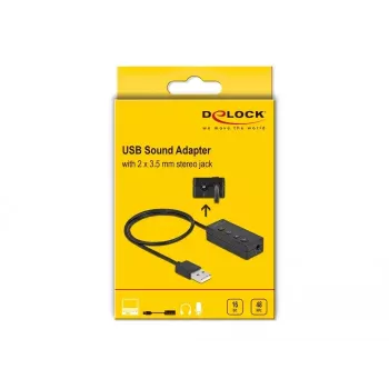USB-headset en microfoon-adapter DeLOCK 66731