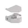 Keystone-module DELOCK 87163 — USB A naar USB A, grijs/wit, 60,1×59,4×21,6 mm