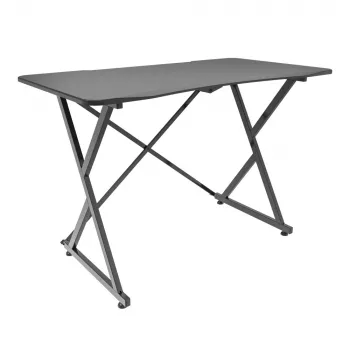 Techly gamingbureau voor pc met afgeschuinde ergonomische rand zwart