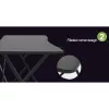 Techly gamingbureau voor pc met afgeschuinde ergonomische rand zwart