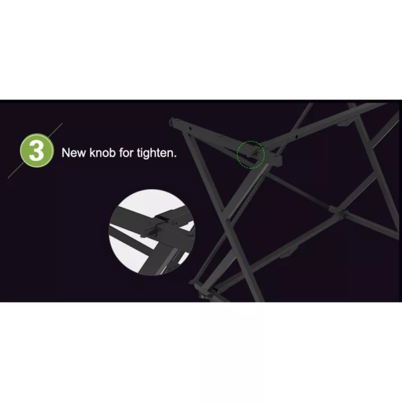 Techly gamingbureau voor pc met afgeschuinde ergonomische rand zwart