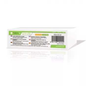 Techly ICA-CS 61 CPU-houder bureau-CPU-houder zwart