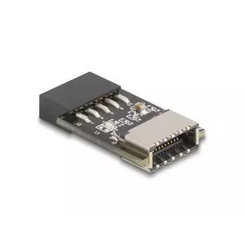 Interne USB Type-E adapter DeLOCK 67175 USB Type-C bus grijs