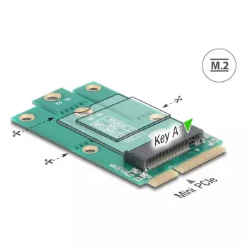 DeLOCK 64339 Interne M.2-adapter Mini PCI Express stekker