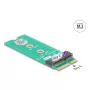 DeLOCK 64340 Interne M.2-adapter host-interface M.2 stekker