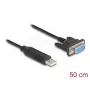 DeLOCK 67381 USB 2.0 naar RS-232 DB9 serieel adapter 0,5 m