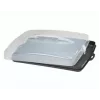 Hama 00111497 Dienblad rechthoekig zwart, transparant