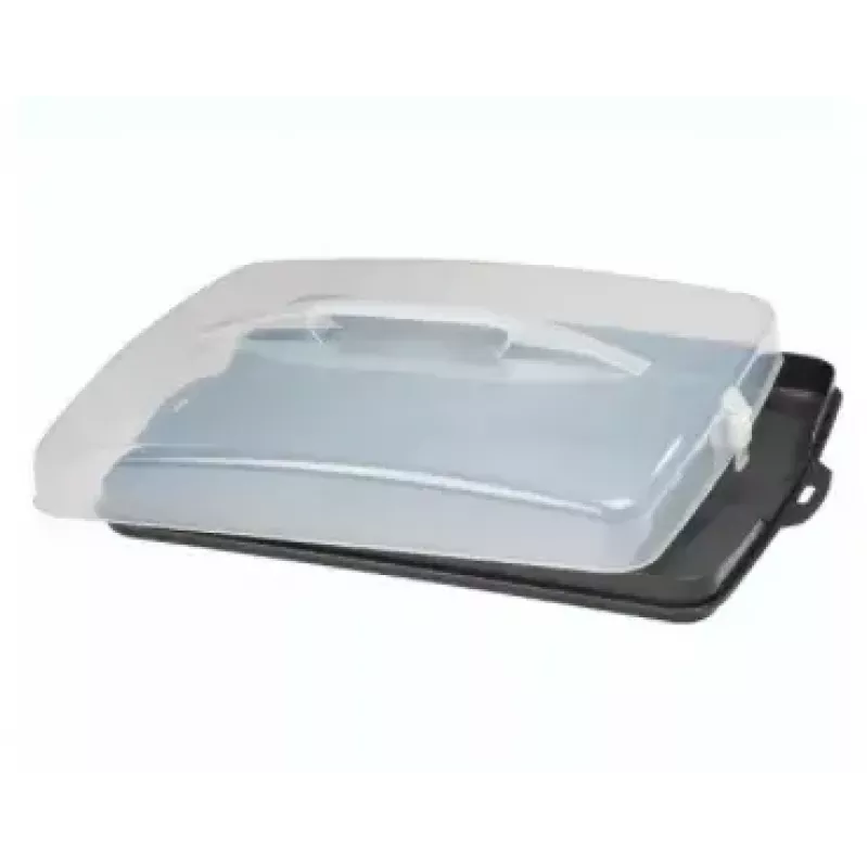 Hama 00111497 Dienblad rechthoekig zwart, transparant