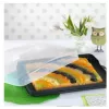Hama 00111497 Dienblad rechthoekig zwart, transparant
