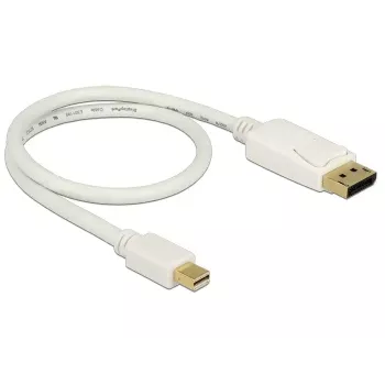 Mini DisplayPort naar DisplayPort-kabel DeLOCK 83985 0,5 m wit