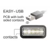 USB-kabel DeLOCK 83848 USB 2.0 1m USB A Micro-USB B zwart