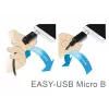 USB-kabel DeLOCK 83848 USB 2.0 1m USB A Micro-USB B zwart