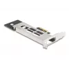 DeLOCK Mobile Rack PCI Express-kaart voor 1 x M.2 NVMe SSD Low Profile