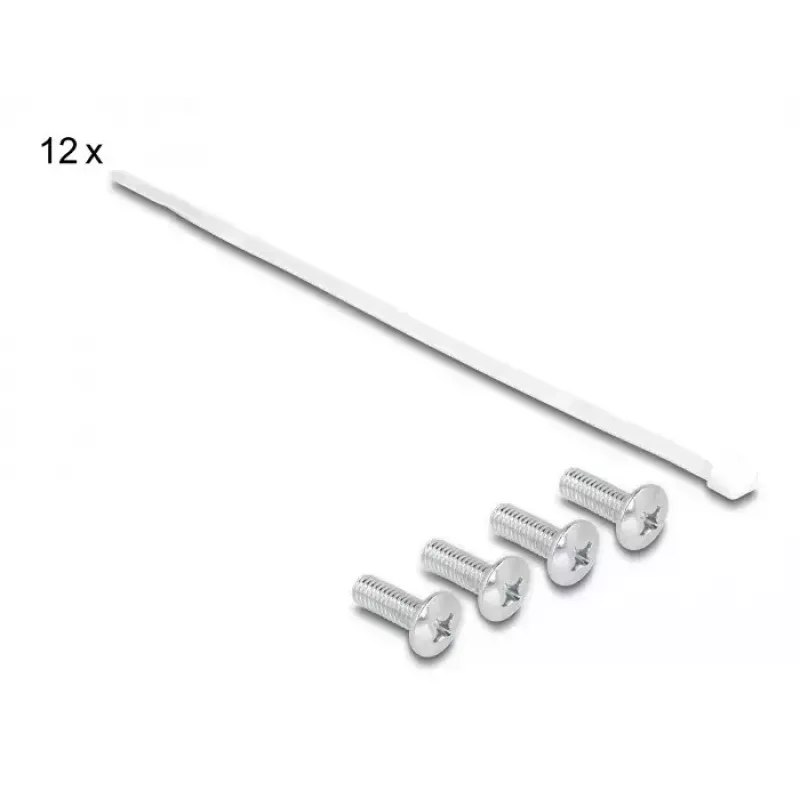 DeLOCK 10 inch Keystone-patchpaneel 12 poorten met trekontlasting 1U grijs