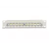 DeLOCK 10 inch Keystone-patchpaneel 12 poorten met trekontlasting 1U grijs