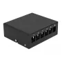 Patchpaneel DeLOCK Keystone 6 poorten zwart