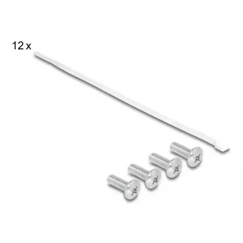 Patchpanel DeLOCK 66874 1U zwart metaal rackcapaciteit 1U