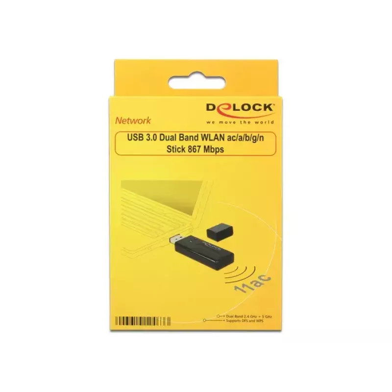 Netwerkkaart DeLOCK 12463 WLAN 867 Mbit/s