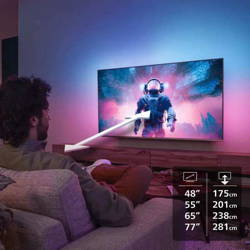 Televisie Philips 77OLED760/12 77 inch 4K Ultra HD OLED 3840 x 2160