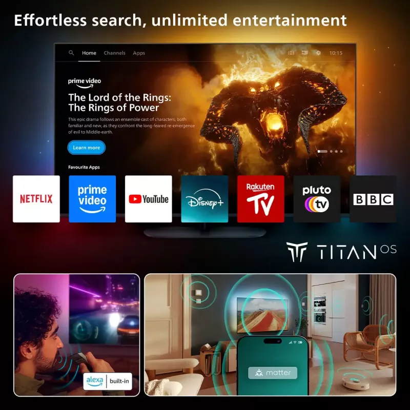 Televisie Philips 77OLED760/12 77 inch 4K Ultra HD OLED 3840 x 2160