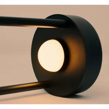 Techly I-LAMP-TABLE1 tafellamp niet-vervangbare lichtbron 3 W LED zwart