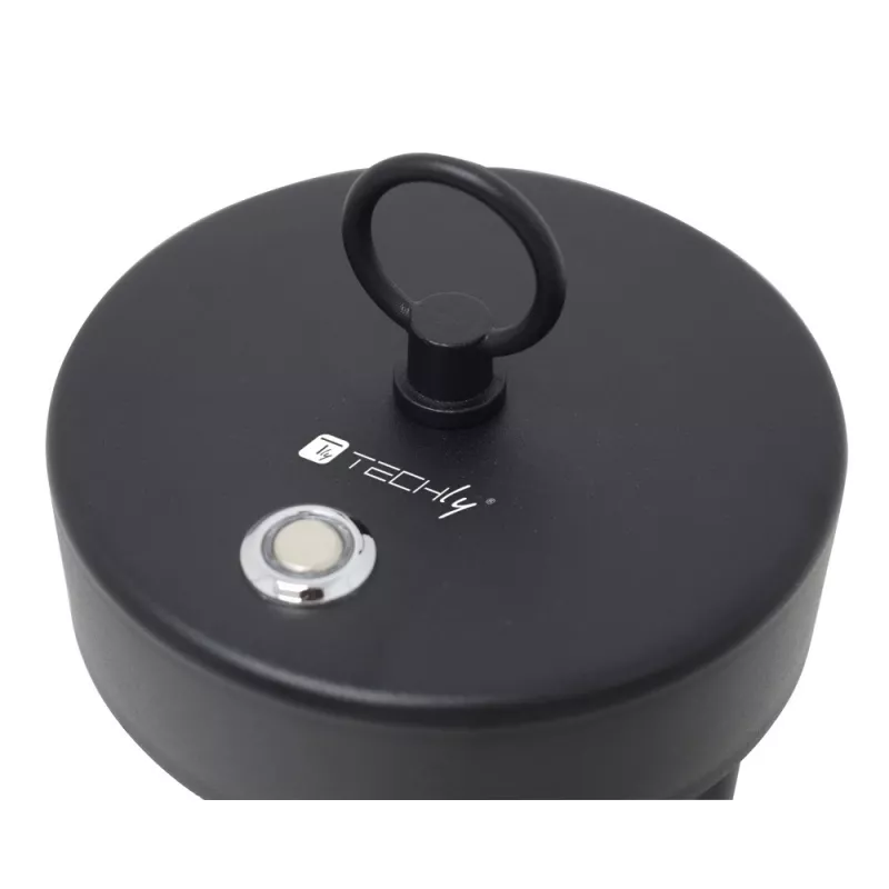 Techly I-LAMP-TABLE1 tafellamp niet-vervangbare lichtbron 3 W LED zwart