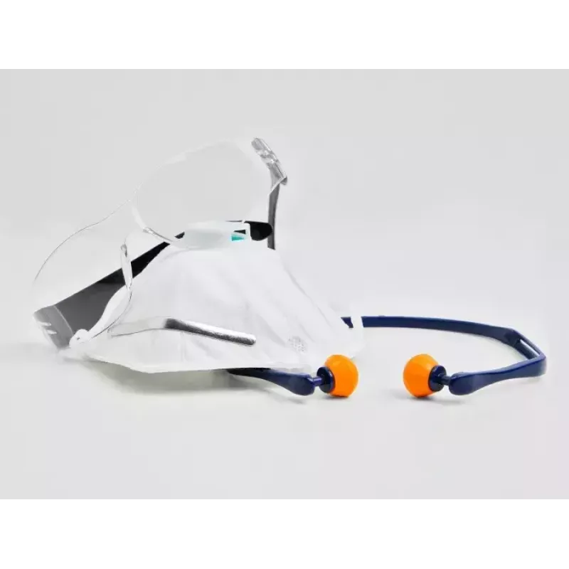 Veiligheidsbril DeLOCK 90559 heldere glazen zwart transparant