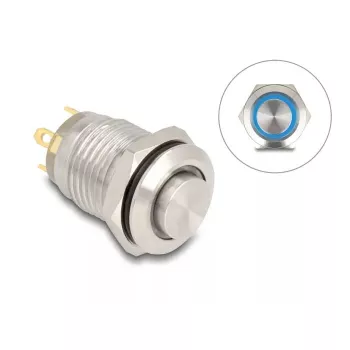 Druktoetsenpaneel DeLOCK 20984 zilver 230V 3A