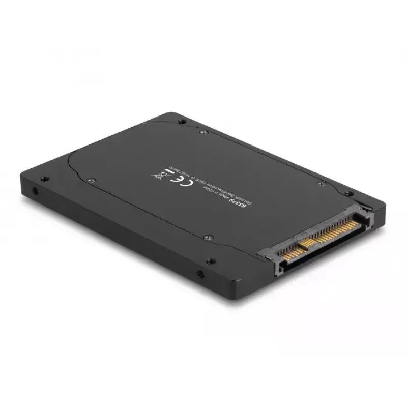 SSD-behuizing DeLOCK 63379 zwart M.2 1 drive-ondersteuning