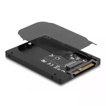 SSD-behuizing DeLOCK 63379 zwart M.2 1 drive-ondersteuning
